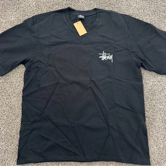 Stussy Black Graphic T-Shirt - Picture 2 of 2